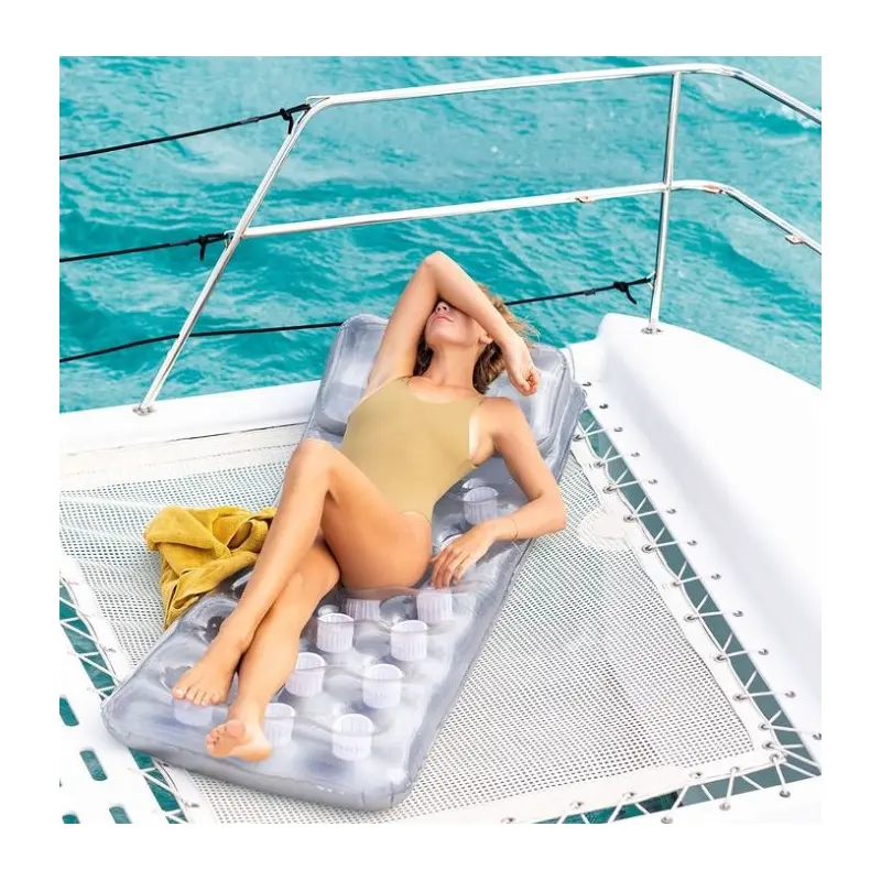 Intex 18-Pocket Inflatable Suntanner Pool Mat
