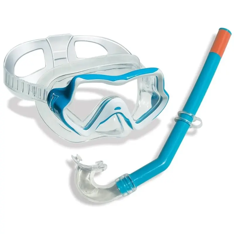 Kid's Intrepid Thermotech Aviator Swim Mask & Swivel Snorkel Set