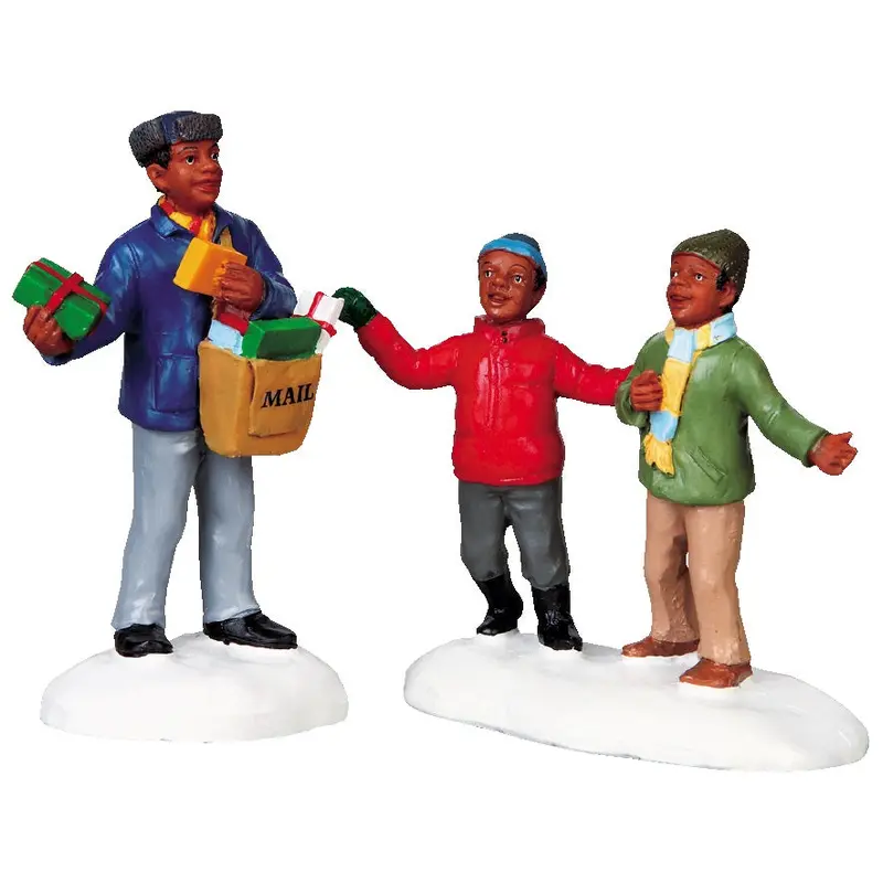 Lemax Caddington Village Figurines: Special Delivery, Set of 2 #92625