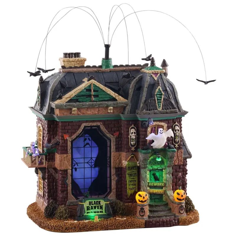 Lemax Spooky Town Black Raven Manor #05605