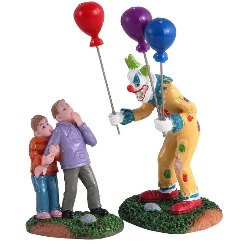 Lemax Spooky Town Creepy Balloon Seller #12009