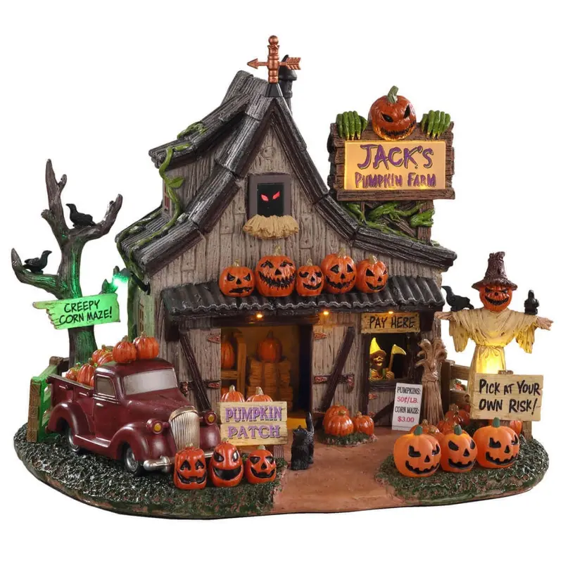 Lemax Spooky Town Jack's Pumpkin Farm #04716