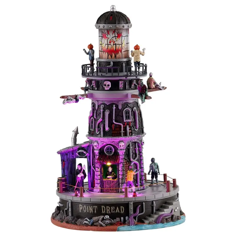 Lemax Spooky Town Point Dread Lighthouse #15722