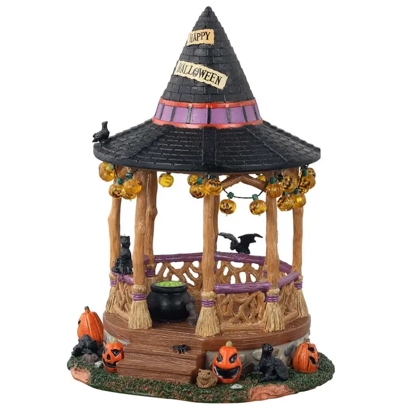Lemax Spooky Town Witch Gazebo #13553