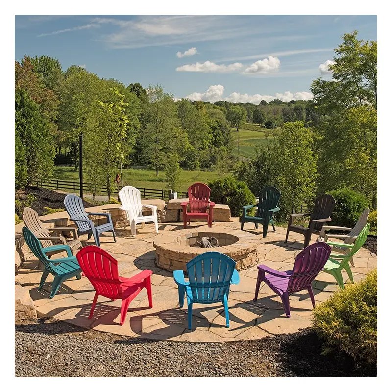 Resin Stacking RealComfort Adirondack Chairs
