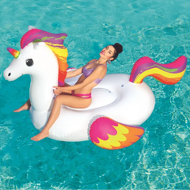 Supersized Fantasy Unicorn Inflatable Pool Ride-On Float by Bestway