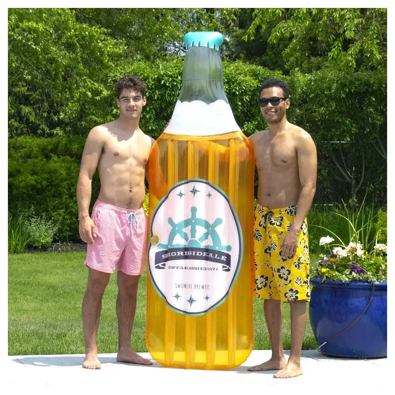 Swimline's Inflatable Beer Bottle Mattress Float