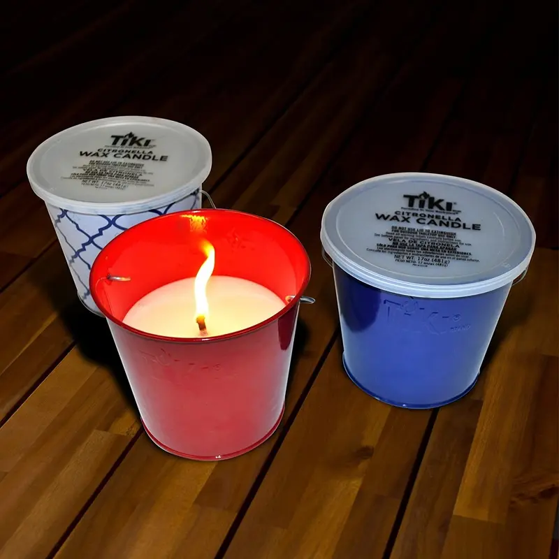 TIKI Americana Citronella Wax Bucket