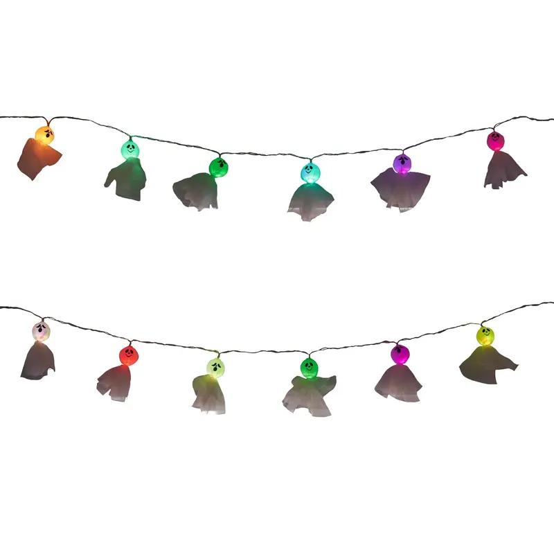 6' Color Changing Ghost Light Up Garland