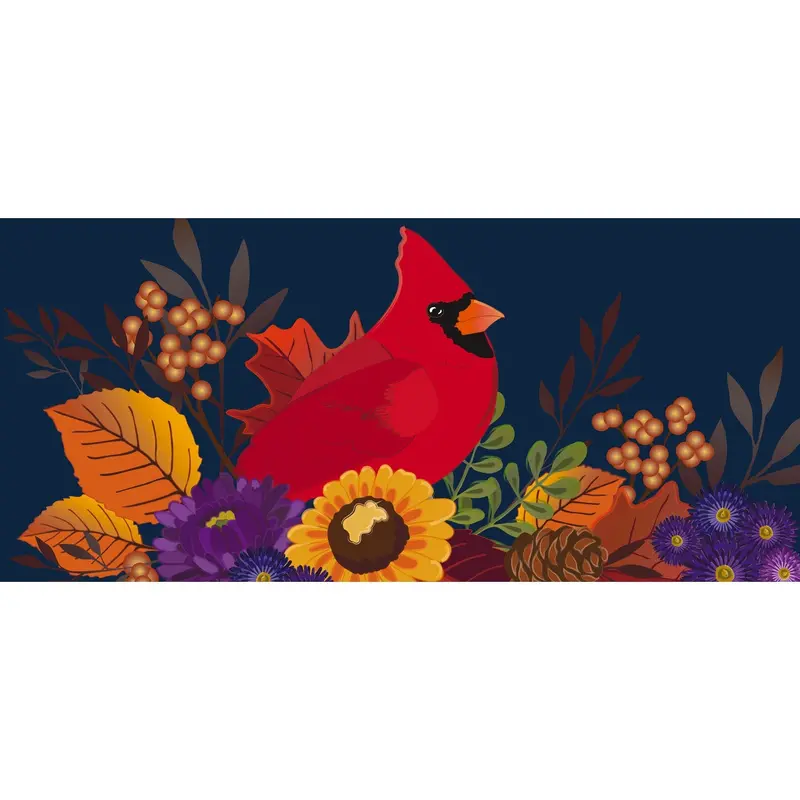 Autumn Cardinal Floral Sassafras Switch Mat