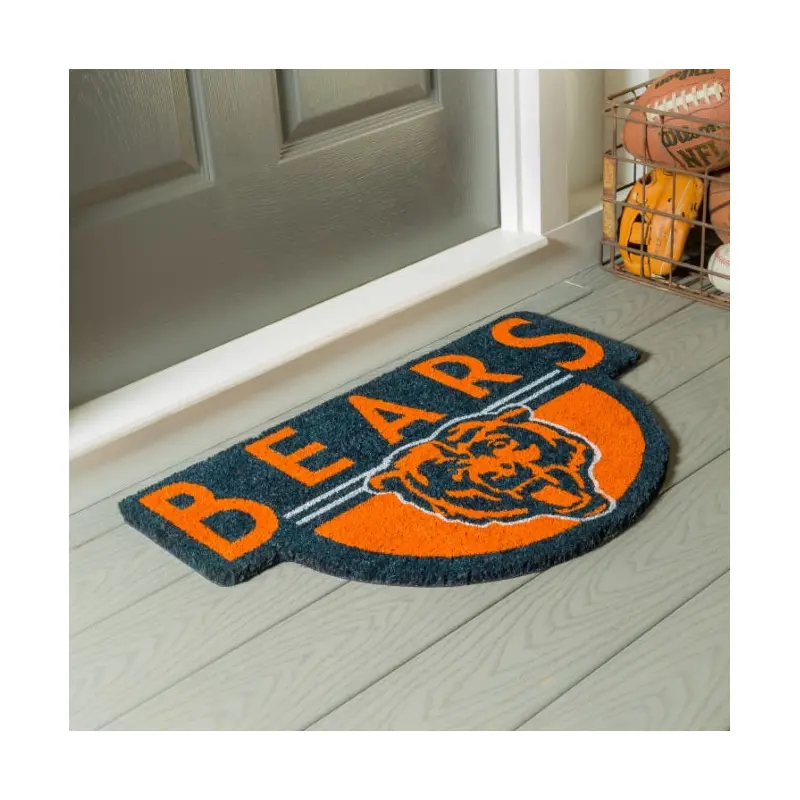 Chicago Bears Shaped Coir Mat