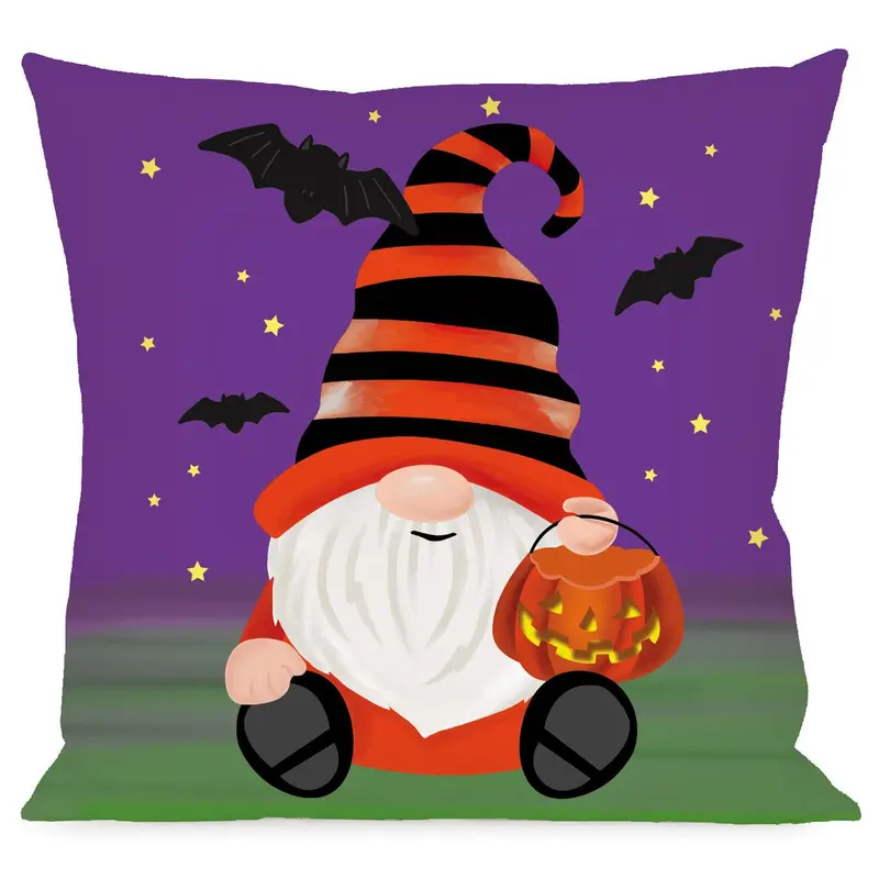 Halloween Gnome Interchangeable Pillow Cover