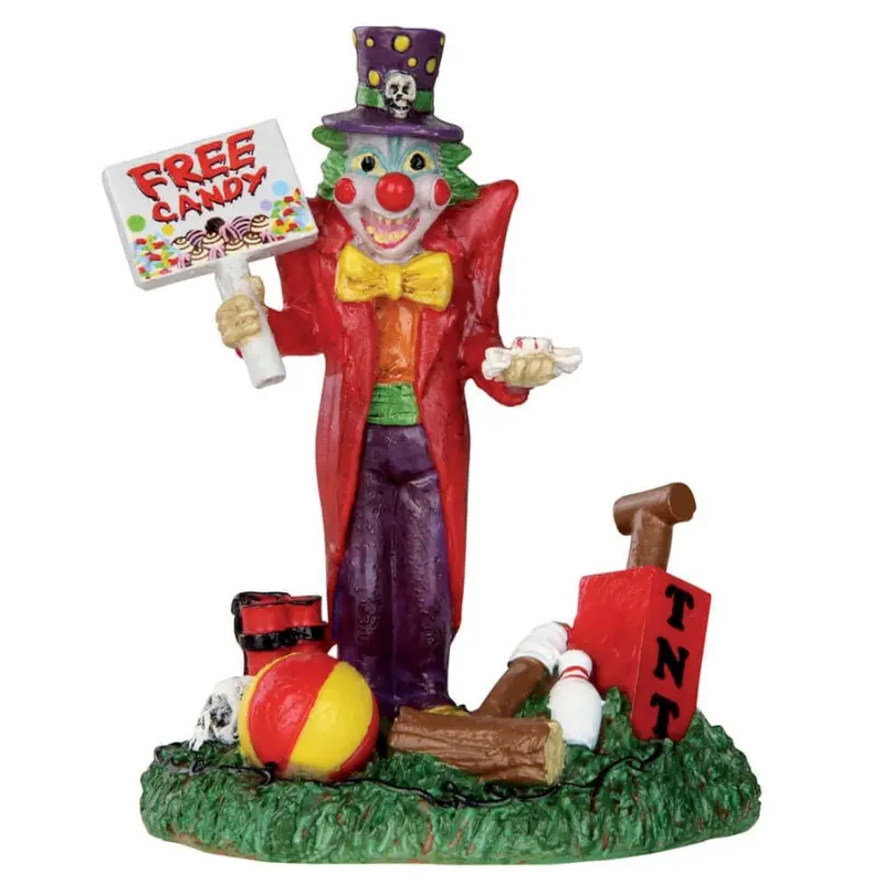 Lemax Spooky Town Free Candy Clown #32102