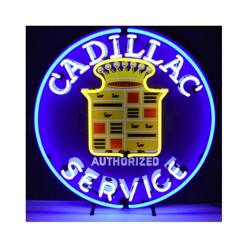 Neonetics Cadillac Service Neon Sign