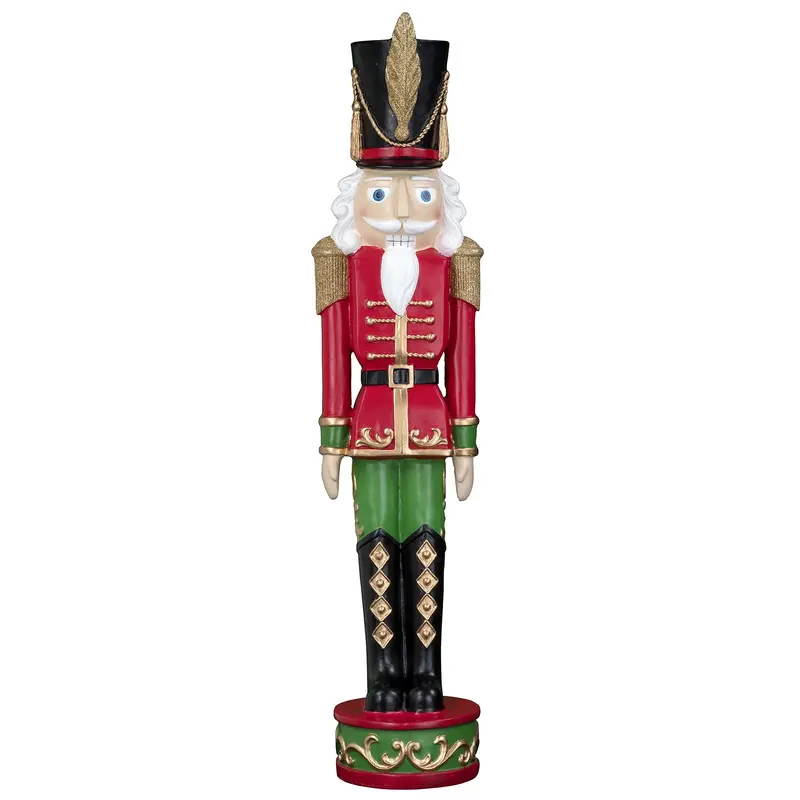 3' Red and Green Christmas Nutcracker
