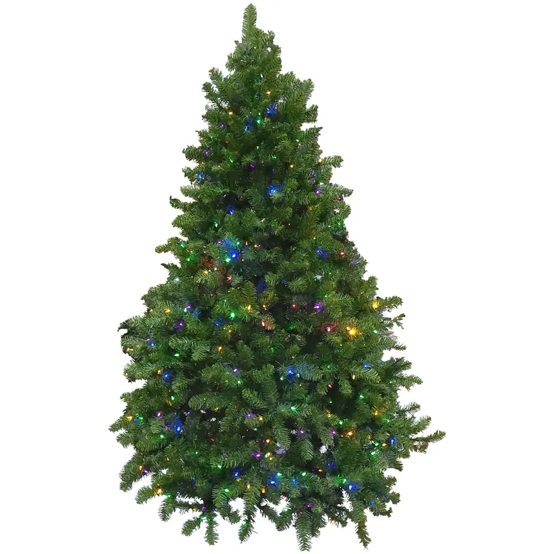7.5' Monterey Instant Lite Pole Dual Color Artificial Christmas Tree