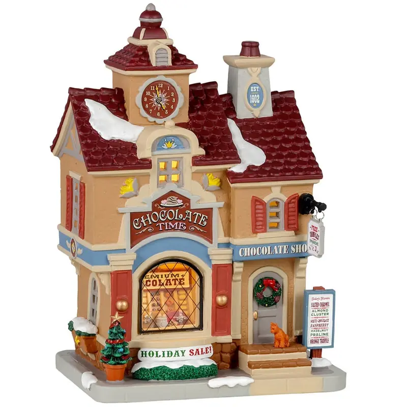 Lemax Caddington Village Lighted Building: Chocolate Time #15765