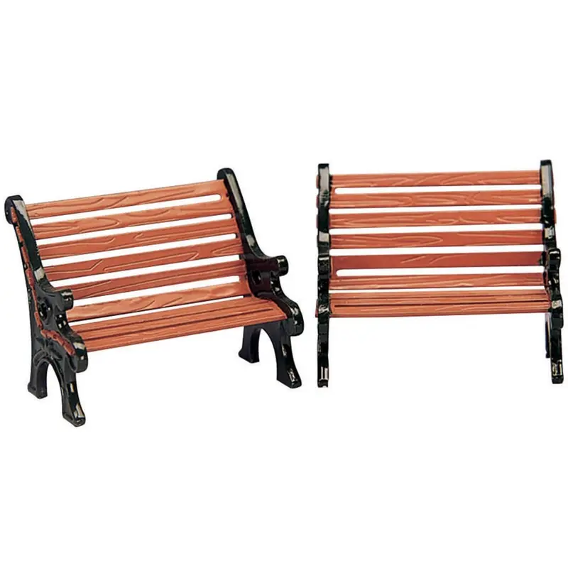 Lemax General Collectibles Landscaping: Park Bench, Set of 2 #34895