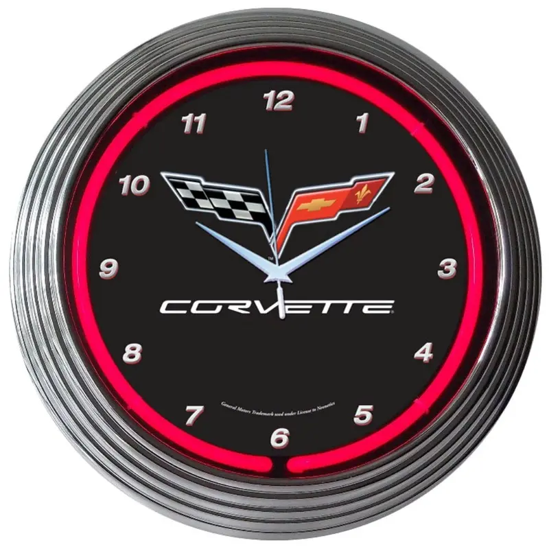 Neonetics Corvette C6 Neon Clock