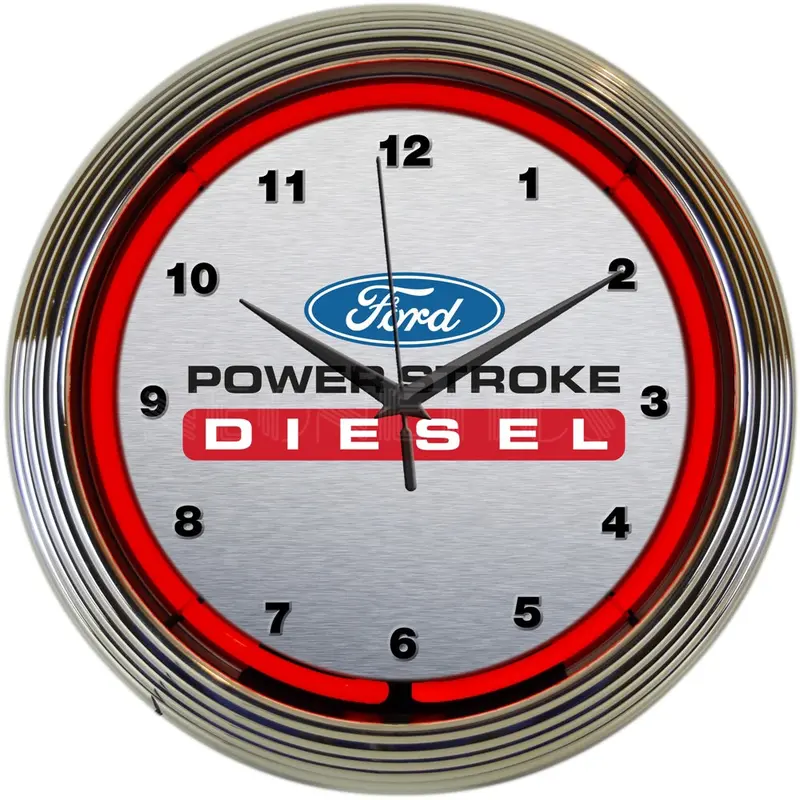 Neonetics Ford Power Stroke Diesel Neon Clock