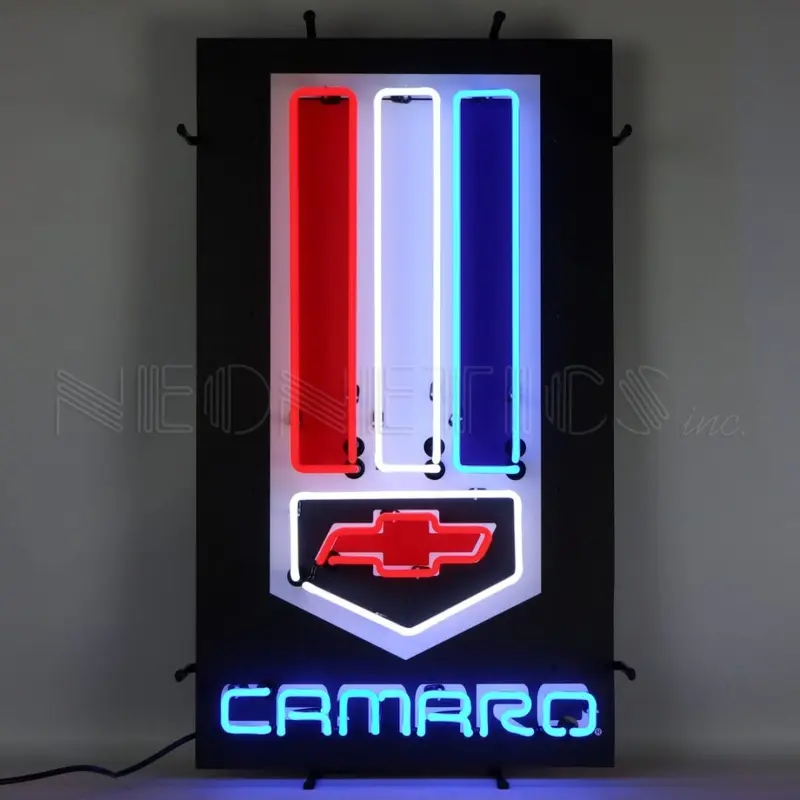 Neonetics GM Camaro Neon Sign with Backing
