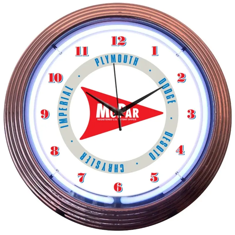 Neonetics Mopar Arrow Neon Clock