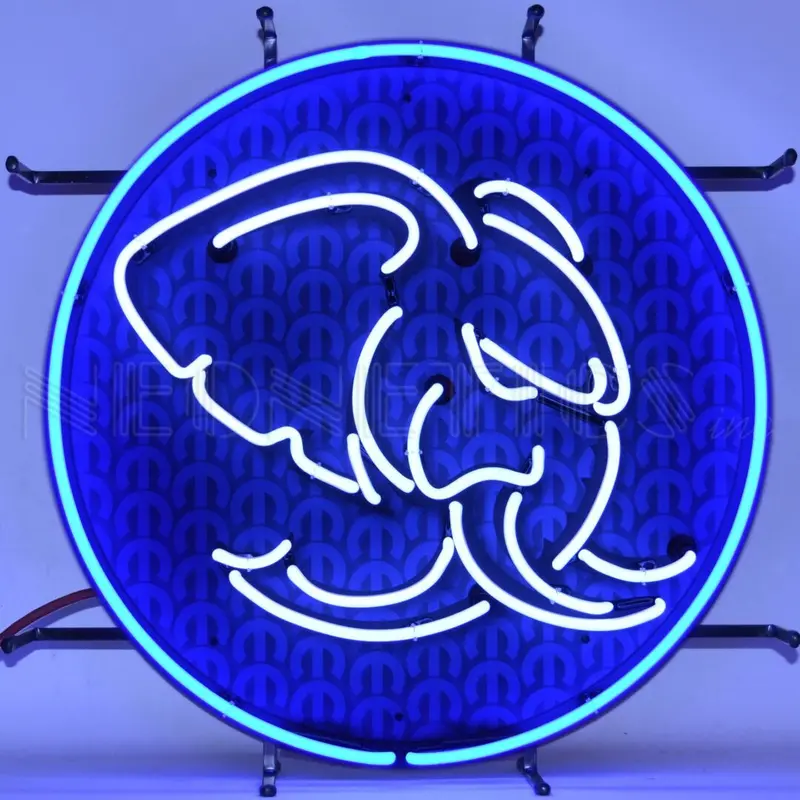 Neonetics Mopar Hellephant Hemi Neon Sign with Backing