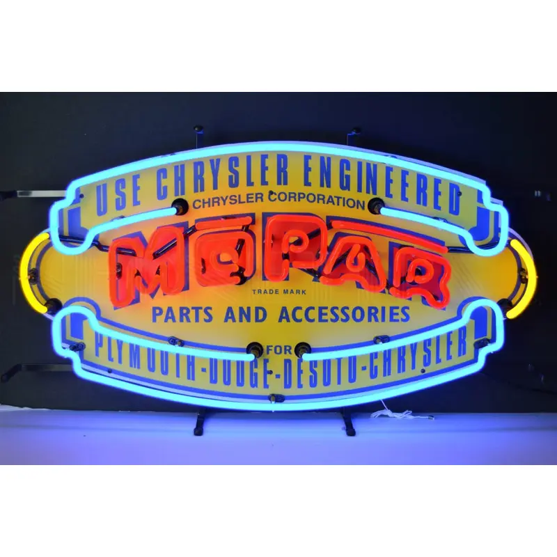 Neonetics Mopar Vintage Shield Neon Sign
