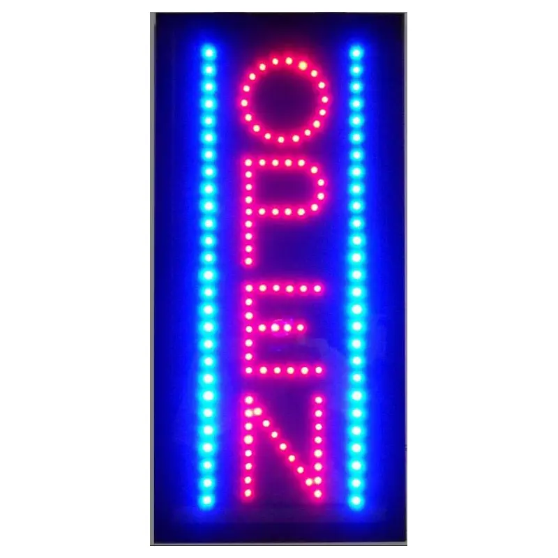 Neonetics Open Vertical LED Sign