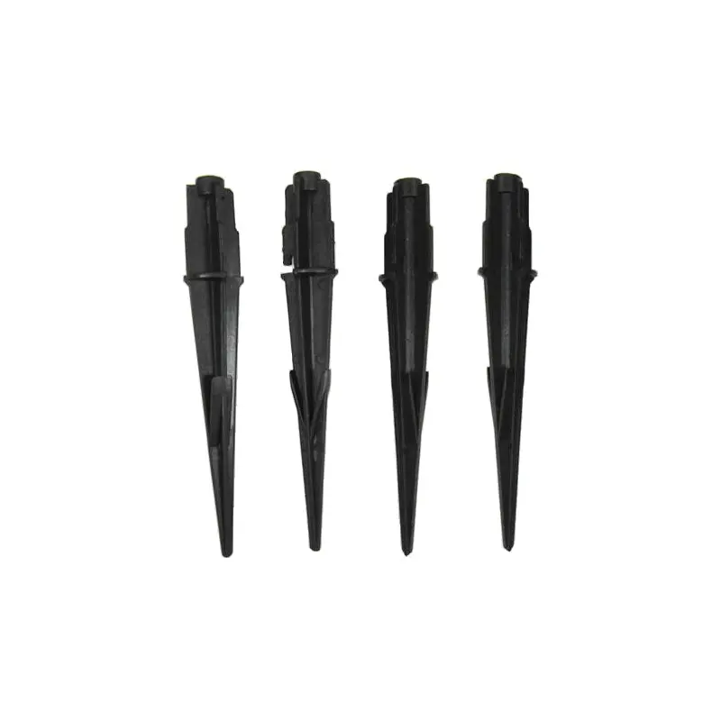 Set of 4 Candy Cane Pathway Marker Stakes