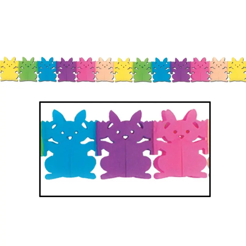 12' Bunny Garland for Easter
