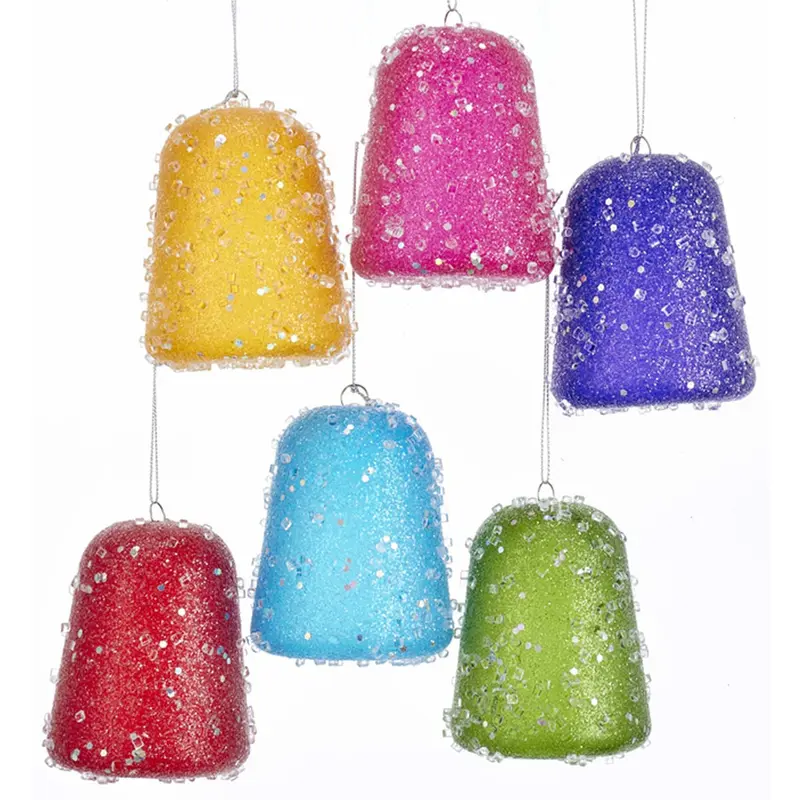 3.5" Multi-Colored Gum Drop Christmas Ornament