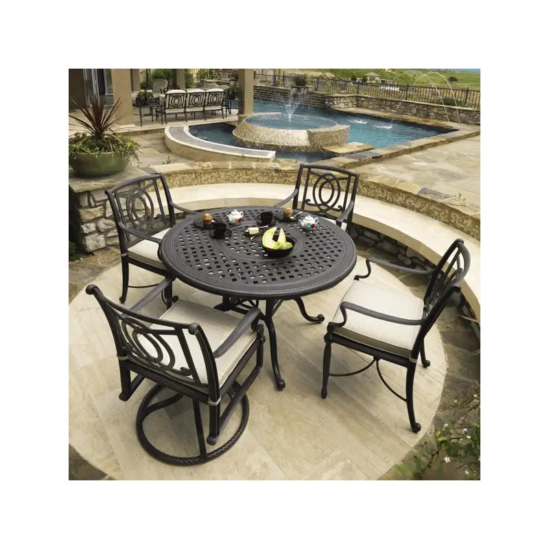 Bel Air Cast Aluminum Cushioned Patio Dining Sets