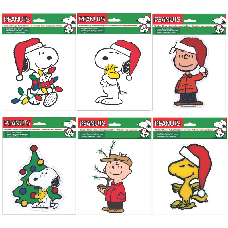Peanuts Gel Window Cling