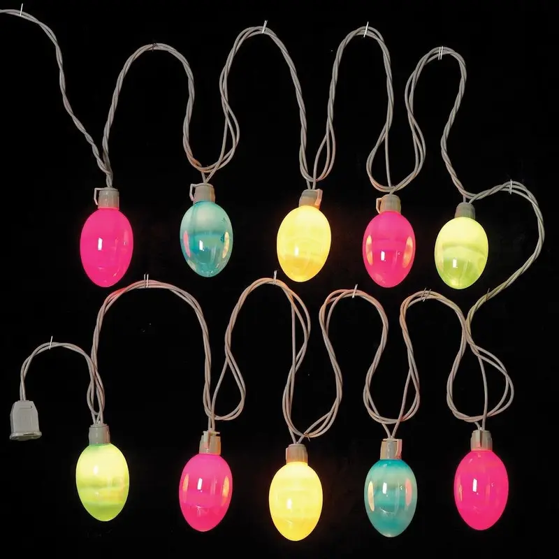 Set of 10 Pearlized Easter Egg String Lights
