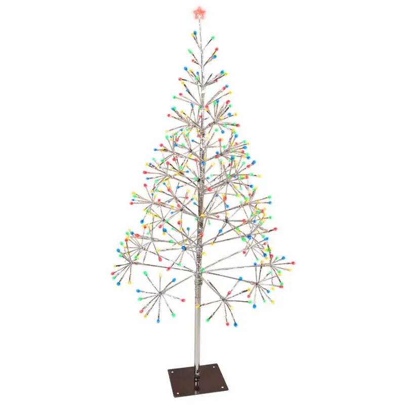 Shimmering Multi-Colored LED Twinkle Tree Decorations