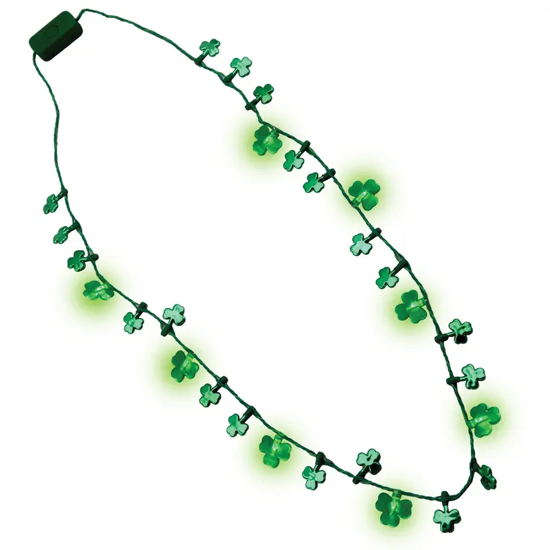 St Patrick's Day Flashing Necklace