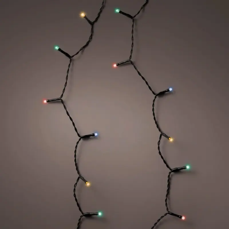 String of 96 LED Battery Operated Fairy Lights (8 Function Twinkle Effect Multi-Colored)
