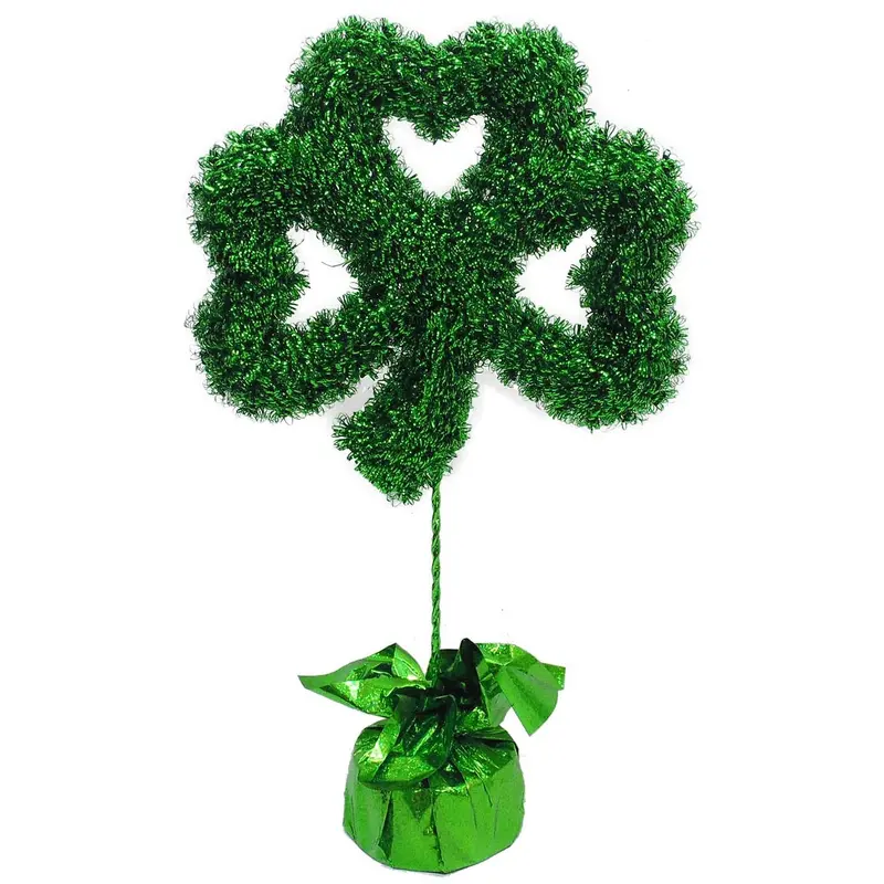 Tinsel Shamrock St. Patrick's Day Centerpiece