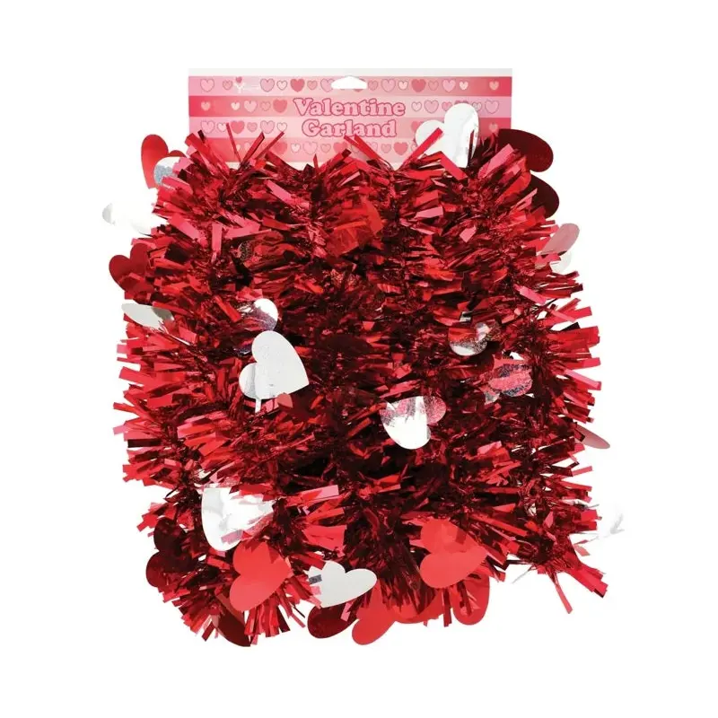 Tinsel Valentine's Day Decorating Garland