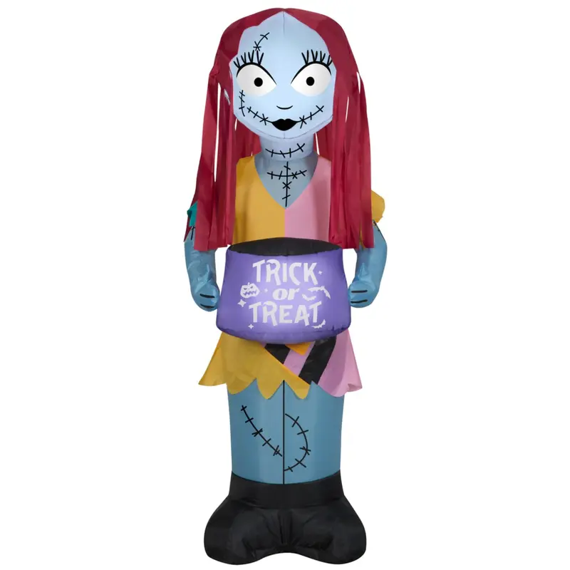 3.5' Airblown Nightmare Before Christmas Sally with Treats Halloween Inflatable