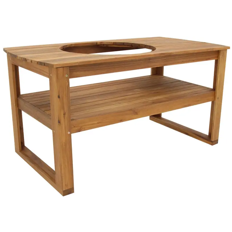 Big Green Egg Acacia Table for Large or XLarge EGGs