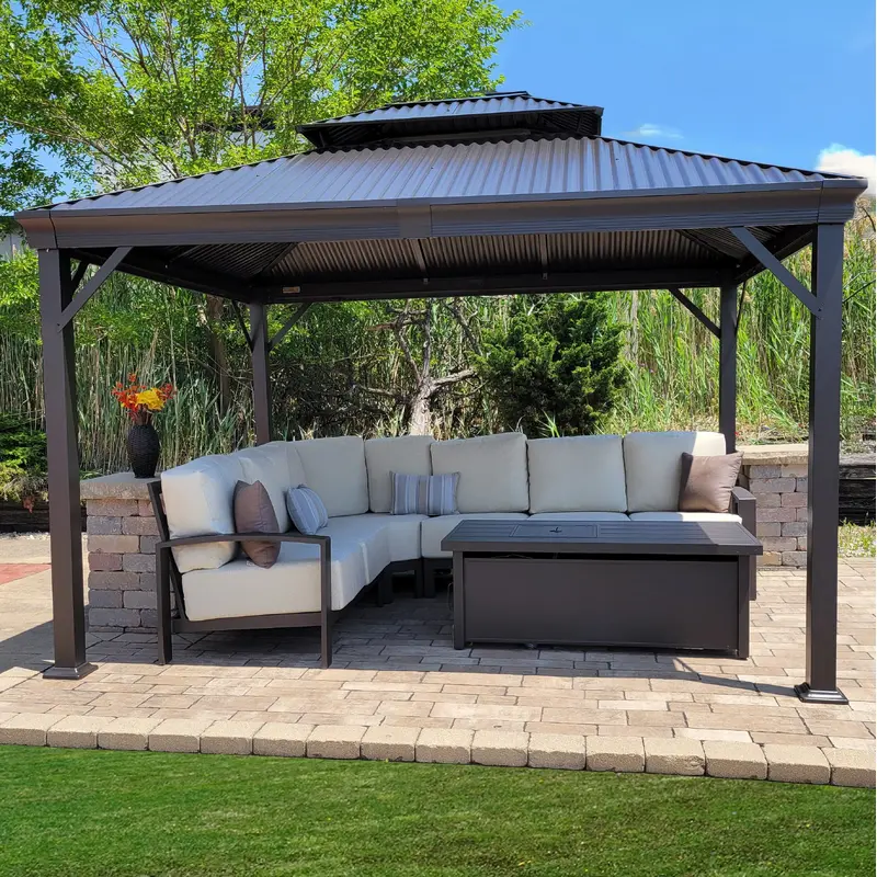 Cushioned Sahara Sectional Patio Sets