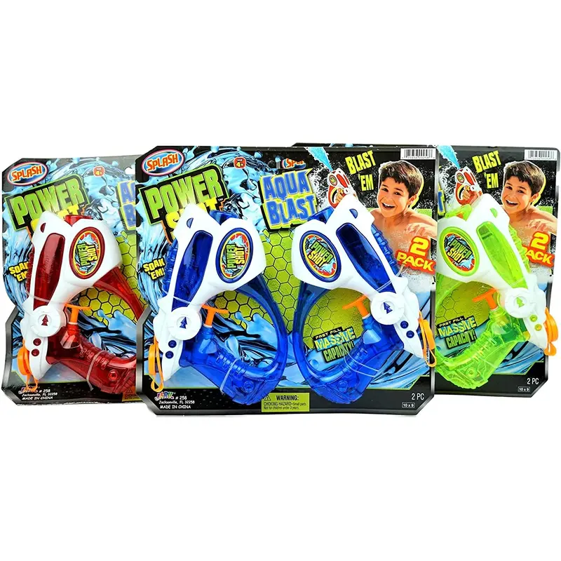JA-RU Aqua Blast Power Shot Water Guns (2-Pack)