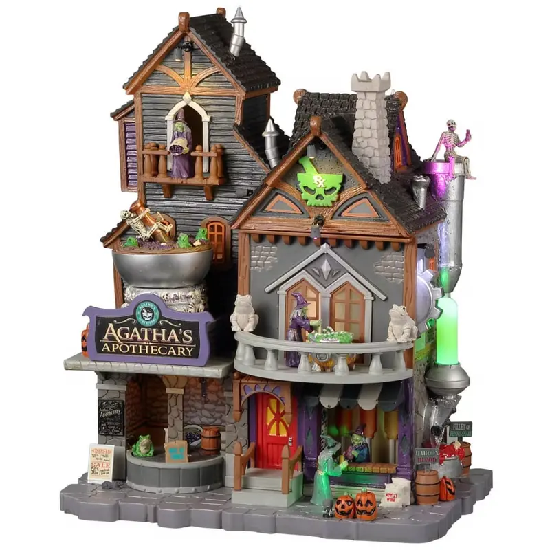 Lemax Spooky Town Agatha's Apothecary #25848