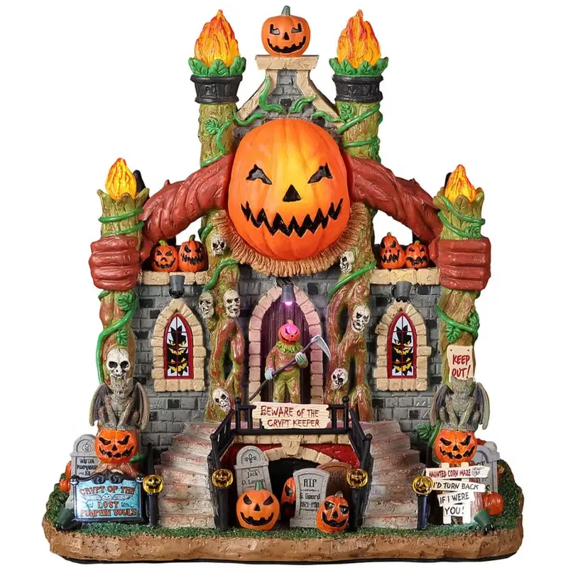 Lemax Spooky Town Crypt Of The Lost Pumpkin Souls #25841