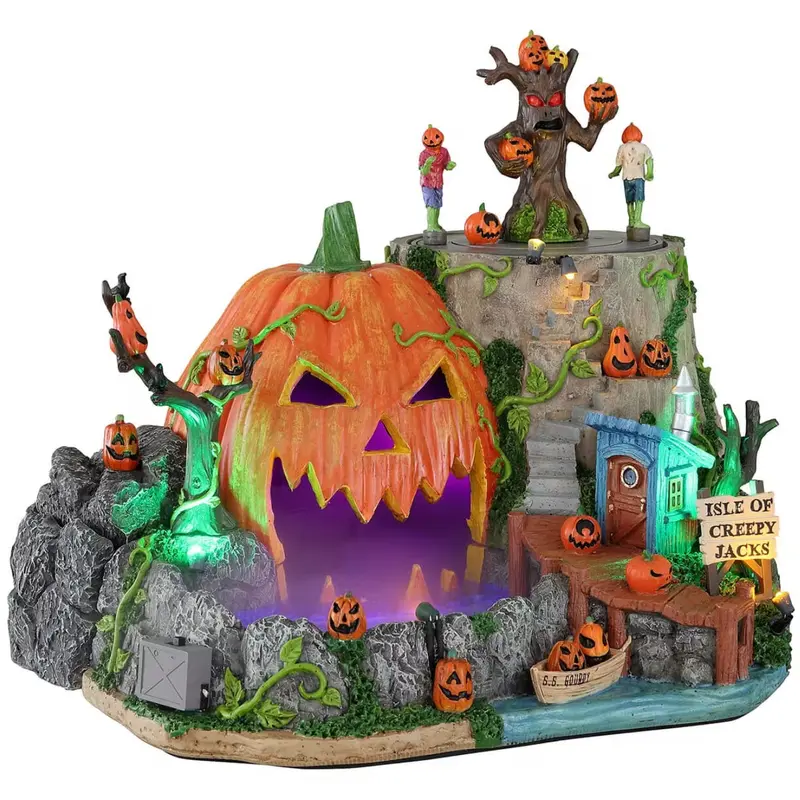 Lemax Spooky Town Isle Of Creepy Jacks #14824