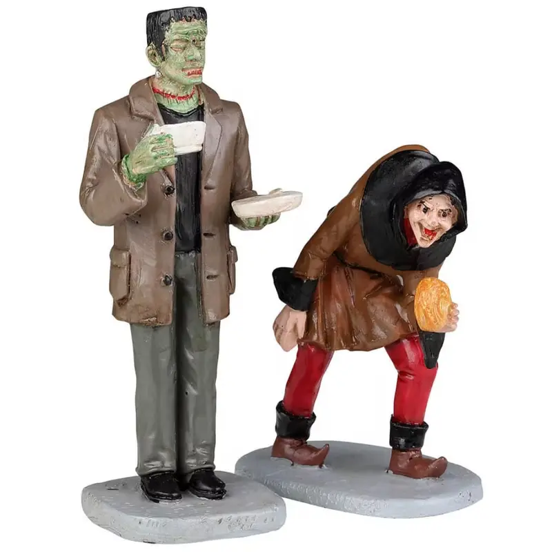 Lemax Spooky Town Monster Coffee Break, Set Of 2 #22106