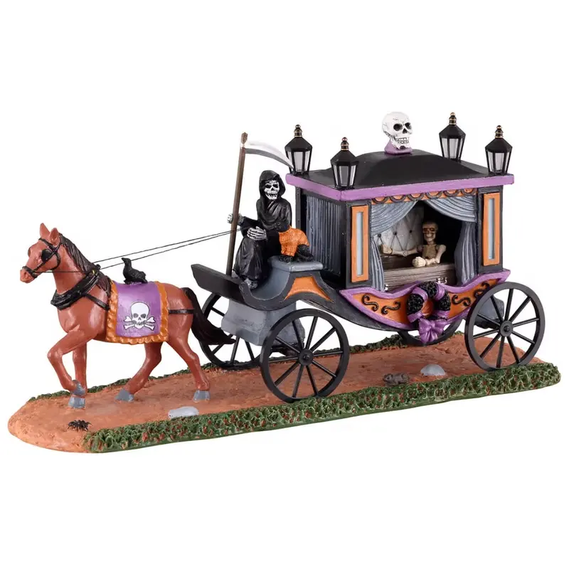 Lemax Spooky Town Spooky Victorian Hearse #13551
