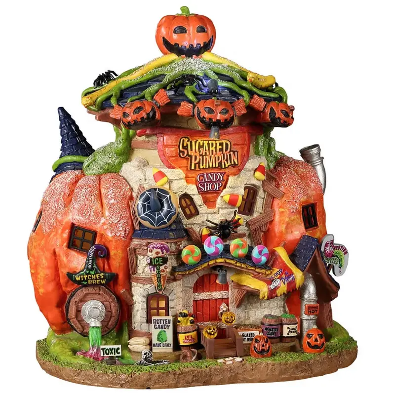 Lemax Spooky Town Sugared Pumpkin Candy Shoppe #25855